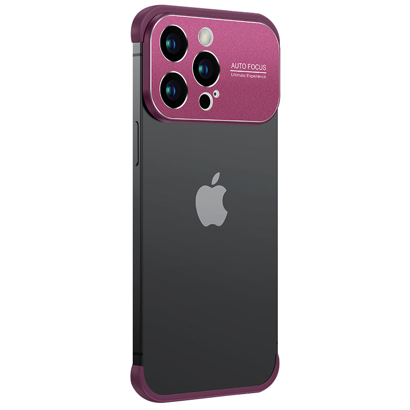 For iPhone 12 Pro Mobile Phone Cover Borderless TPU Aluminium Alloy Lens Frame Protection Phone Case For iPhone 12 Pro Mobile Phone Cover Borderless TPU Aluminium Alloy Lens Frame Protection Phone Case